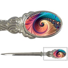 Fractal Multi Colored Fantasia Letter Opener by Pakrebo