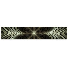 Fractal Silver Waves Texture Large Flano Scarf 