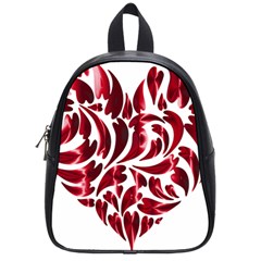 Abstract Geometric Art Fractal School Bag (small) by Pakrebo