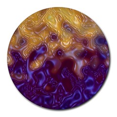 Fractal Rendering Background Round Mousepads