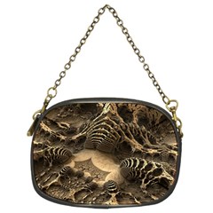 Fractal Bones Cave Fossil Render Chain Purse (two Sides) by Pakrebo