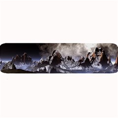 Mountains Moon Earth Space Large Bar Mats by Pakrebo