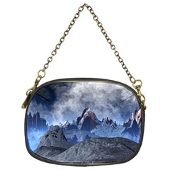 Mountains Moon Earth Space Chain Purse (two Sides) by Pakrebo