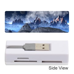 Mountains Moon Earth Space Memory Card Reader (stick) by Pakrebo