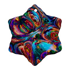 Seamless Abstract Colorful Tile Ornament (snowflake) by Pakrebo