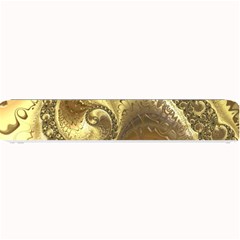 Fractal Golden Background Aesthetic Small Bar Mats