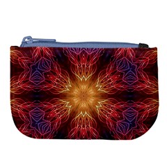 Fractal Abstract Artistic Large Coin Purse by Pakrebo