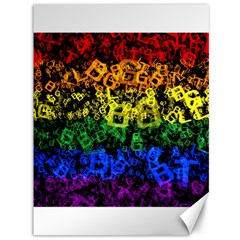 Lgbt Pride Rainbow Gay Lesbian Canvas 36  X 48  by Pakrebo