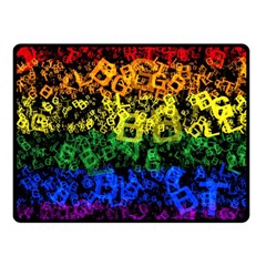 Lgbt Pride Rainbow Gay Lesbian Fleece Blanket (small) by Pakrebo