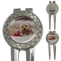 Cockapoo In Dog s Bed 3-in-1 Golf Divots by pauchesstore