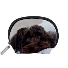 Laying In Dog Bed Accessory Pouch (small) by pauchesstore