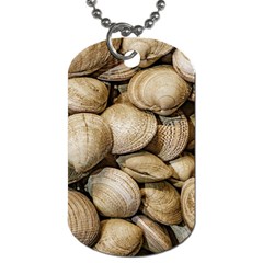 Shellfishs Photo Print Pattern Dog Tag (two Sides) by dflcprintsclothing