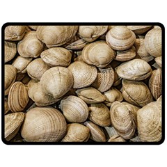 Shellfishs Photo Print Pattern Fleece Blanket (large)  by dflcprintsclothing