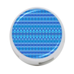 Stunning Luminous Blue Micropattern Magic 4-port Usb Hub (two Sides) by beautyskulls