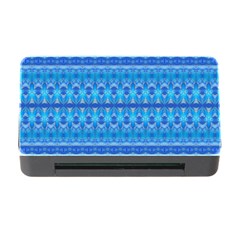 Stunning Luminous Blue Micropattern Magic Memory Card Reader With Cf by beautyskulls