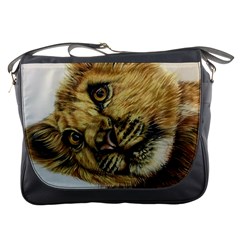 Lion Cub Messenger Bag by ArtByThree