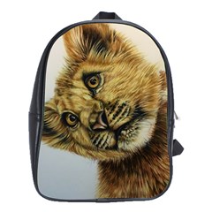 Lion Cub School Bag (xl) by ArtByThree
