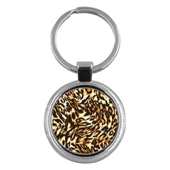 Luxury Animal Print Key Chains (Round) 