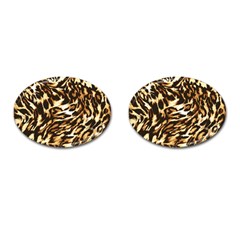 Luxury Animal Print Cufflinks (Oval)