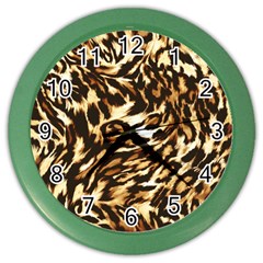 Luxury Animal Print Color Wall Clock