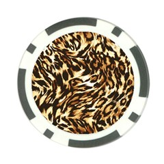 Luxury Animal Print Poker Chip Card Guard