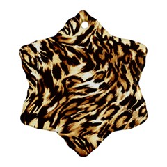 Luxury Animal Print Ornament (Snowflake)