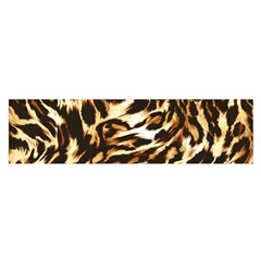 Luxury Animal Print Satin Scarf (Oblong)