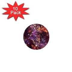 Colorful Rusty Abstract Print 1  Mini Buttons (10 Pack)  by dflcprintsclothing