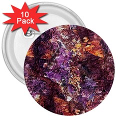 Colorful Rusty Abstract Print 3  Buttons (10 Pack)  by dflcprintsclothing