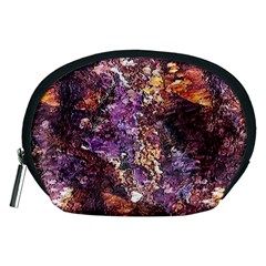 Colorful Rusty Abstract Print Accessory Pouch (medium) by dflcprintsclothing