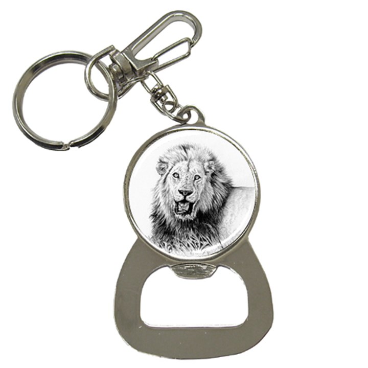 Lion Wildlife Art And Illustration Pencil Bottle Opener Key Chains
