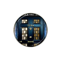 Tardis Sherlock Holmes 221b Hat Clip Ball Marker (10 Pack)