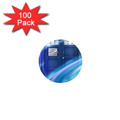 Tardis Space 1  Mini Magnets (100 Pack)  by Sudhe