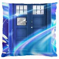 Tardis Space Standard Flano Cushion Case (one Side) by Sudhe