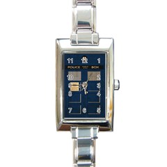 Tardis Poster Rectangle Italian Charm Watch by Sudhe