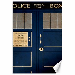 Tardis Poster Canvas 20  X 30 