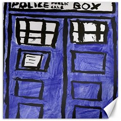 Tardis Painting Canvas 20  X 20 