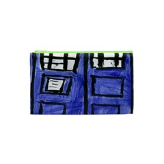 Tardis Painting Cosmetic Bag (xs) by Sudhe