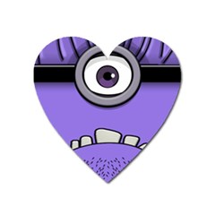 Evil Purple Heart Magnet