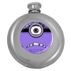 Evil Purple Round Hip Flask (5 Oz) by Sudhe