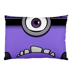 Evil Purple Pillow Case (two Sides) by Sudhe