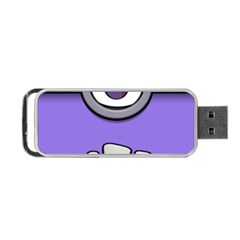 Evil Purple Portable Usb Flash (one Side) by Sudhe