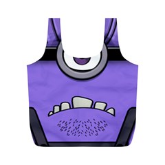 Evil Purple Full Print Recycle Bag (m) by Sudhe