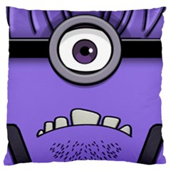 Evil Purple Standard Flano Cushion Case (one Side) by Sudhe