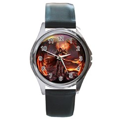 Fantasy Art Fire Heroes Heroes Of Might And Magic Heroes Of Might And Magic Vi Knights Magic Repost Round Metal Watch