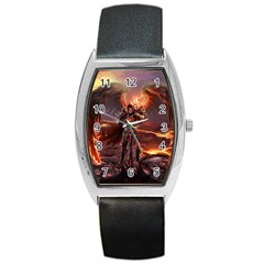 Fantasy Art Fire Heroes Heroes Of Might And Magic Heroes Of Might And Magic Vi Knights Magic Repost Barrel Style Metal Watch by Sudhe