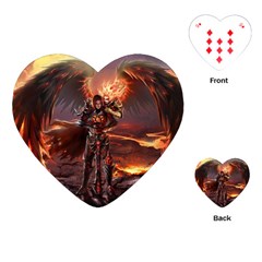 Fantasy Art Fire Heroes Heroes Of Might And Magic Heroes Of Might And Magic Vi Knights Magic Repost Playing Cards (heart)