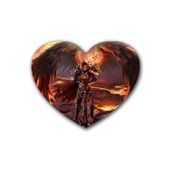 Fantasy Art Fire Heroes Heroes Of Might And Magic Heroes Of Might And Magic Vi Knights Magic Repost Rubber Coaster (heart) 