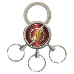 Flashy Logo 3-ring Key Chains