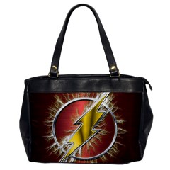 Flashy Logo Oversize Office Handbag by Sudhe